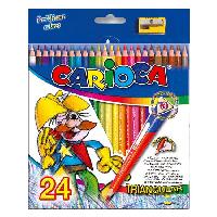 Farbičky Carioca 24ks trojhranné